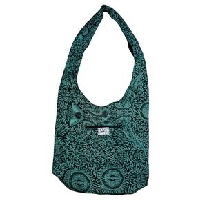 Bali Merpati Collection Yoga Shoulder Bag Green Black‎ Crossbody